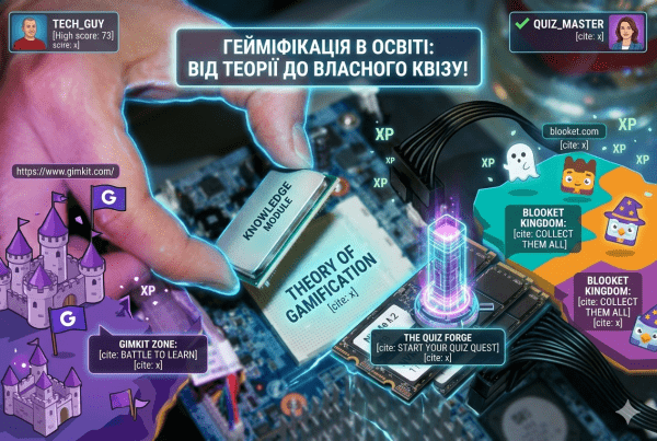 ГЕЙМІФІКАЦІЯ В ОСВІТІ: ВІД ТЕОРІЇ ДО ВЛАСНОГО КВІЗУ! ГЕЙМІФІКАЦІЯ В ОСВІТІ: ВІД ТЕОРІЇ ДО ВЛАСНОГО КВІЗУ!